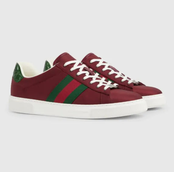Gucci Ace Sneaker - Red/Web