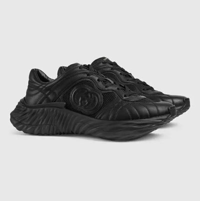 Gucci Ripple Sole Sneaker -  Black