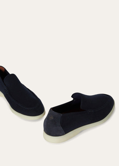 Loro Piana Summer Knitted Walk - Navy Blue