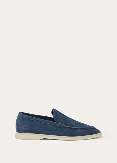 Loro Piana Summer Walk Loafer - Black Figs