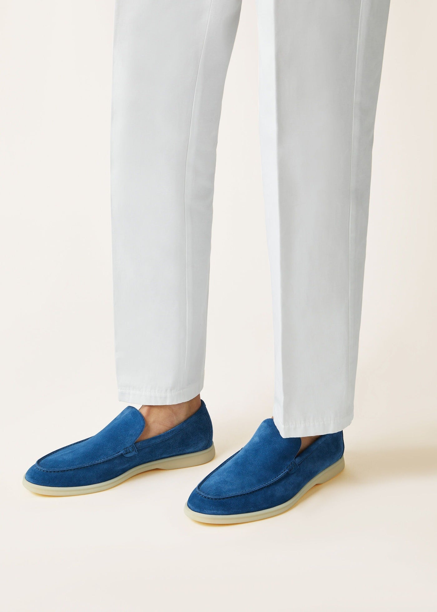 Loro Piana Summer Walk Loafer - Cobalt Ink