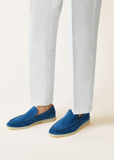 Loro Piana Summer Walk Loafer - Cobalt Ink
