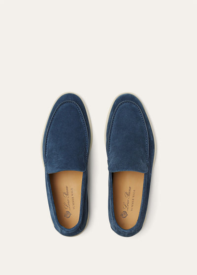 Loro Piana Summer Walk Loafer - Black Figs