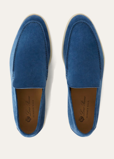 Loro Piana Summer Walk Loafer - Cobalt Ink