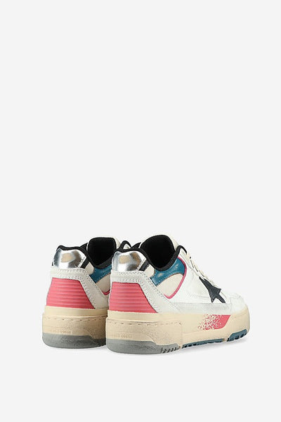 Golden Goose Forty2 Sneakers – White Leather with Red