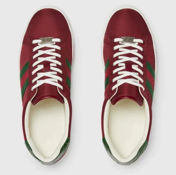 Gucci Ace Sneaker - Red/Web