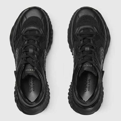Gucci Ripple Sole Sneaker -  Black