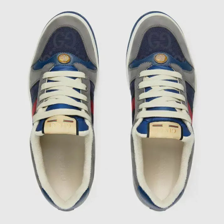 Gucci Screener Sneaker - Blue/Gray