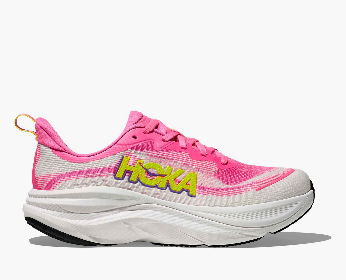 Hoka Skyflow - Neon rose/Neon citrus