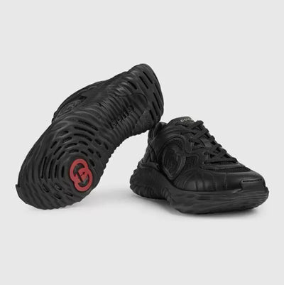 Gucci Ripple Sole Sneaker -  Black