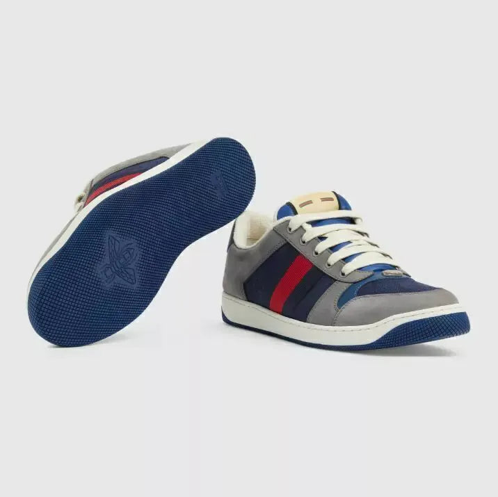 Gucci Screener Sneaker - Blue/Gray