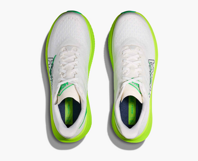 Hoka Mach 6 - White/Neon lime