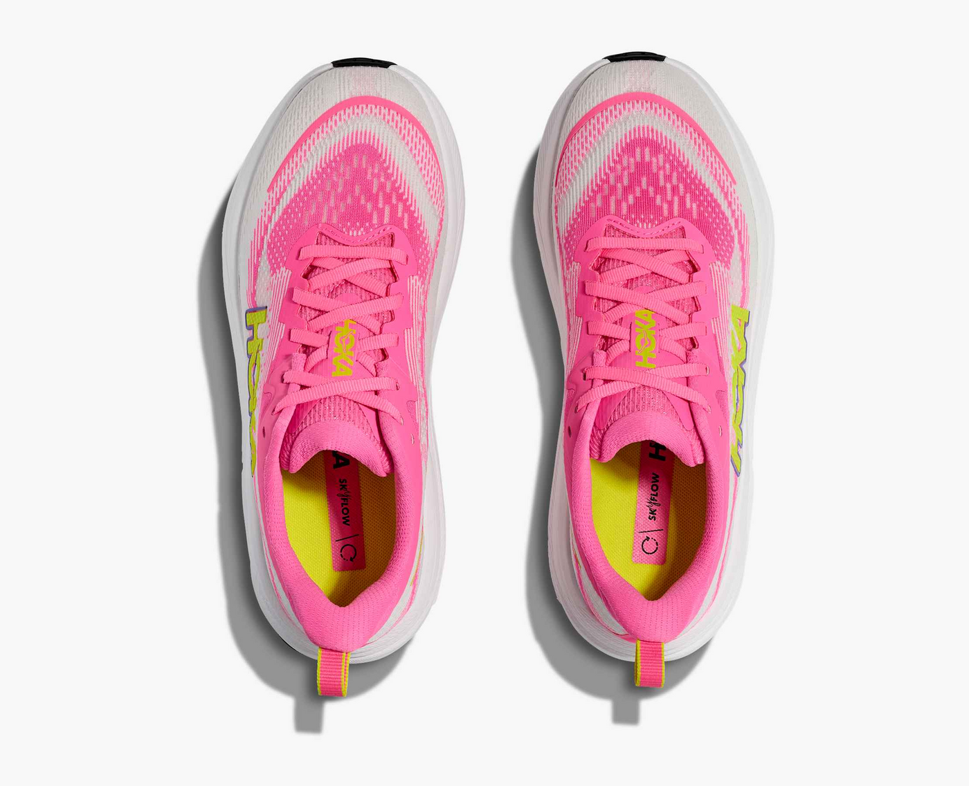 Hoka Skyflow - Neon rose/Neon citrus