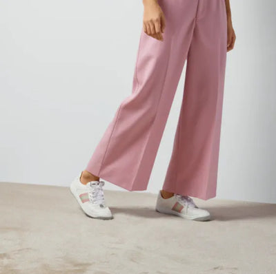 Gucci Screener Panelled Leather Sneakers - White/Pink