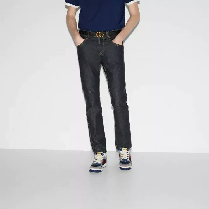 Gucci Screener Sneaker - Blue/Gray