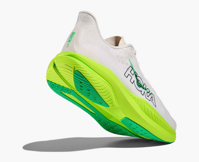 Hoka Mach 6 - White/Neon lime