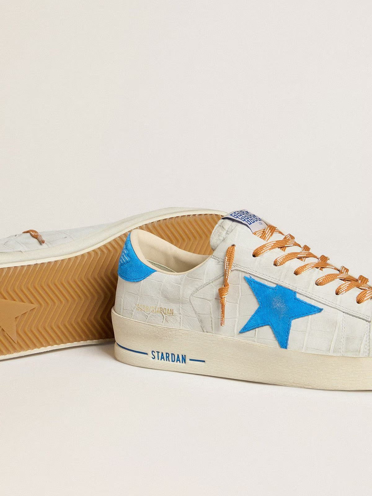 Golden Goose Stardan White Blue