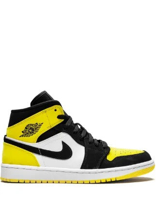 Jordan 1 Mid Yellow Toe Black