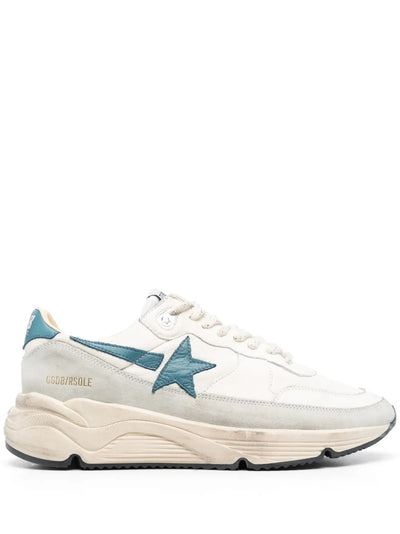 Golden Goose Running Sole – White & Teal