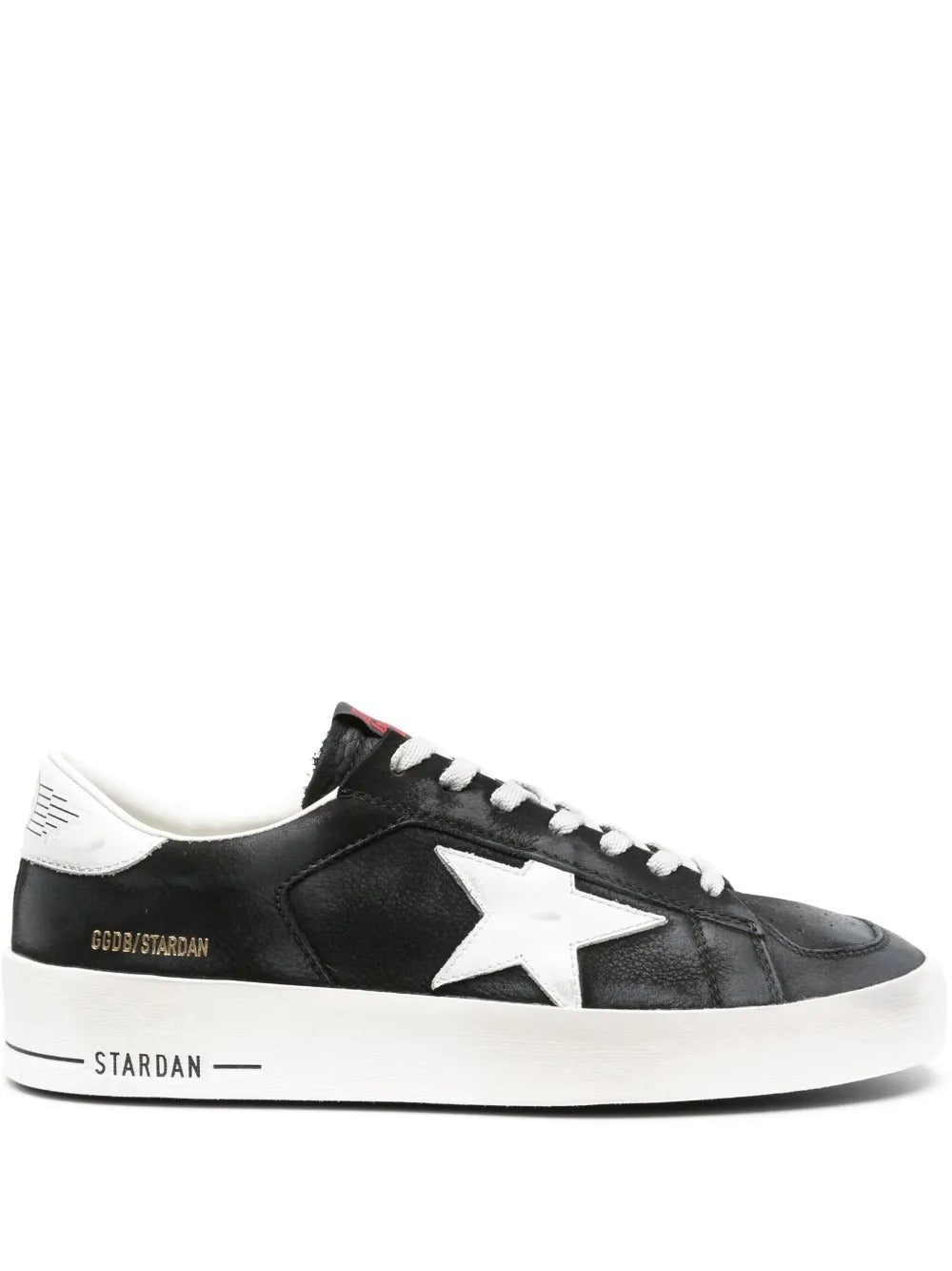 Golden Goose Stardan Sneakers with Glitter and Distressed Effect