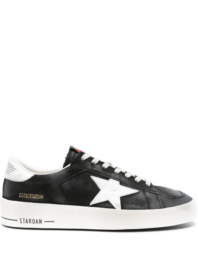 Golden Goose Stardan Sneakers with Glitter and Distressed Effect
