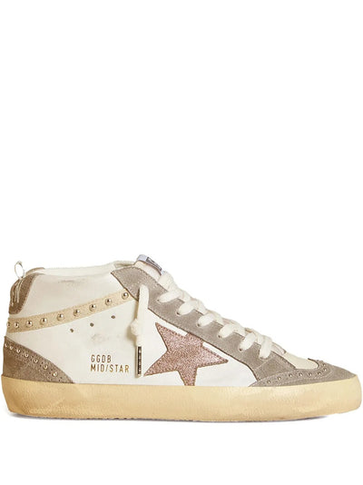 Golden Goose Mid Star White Leather