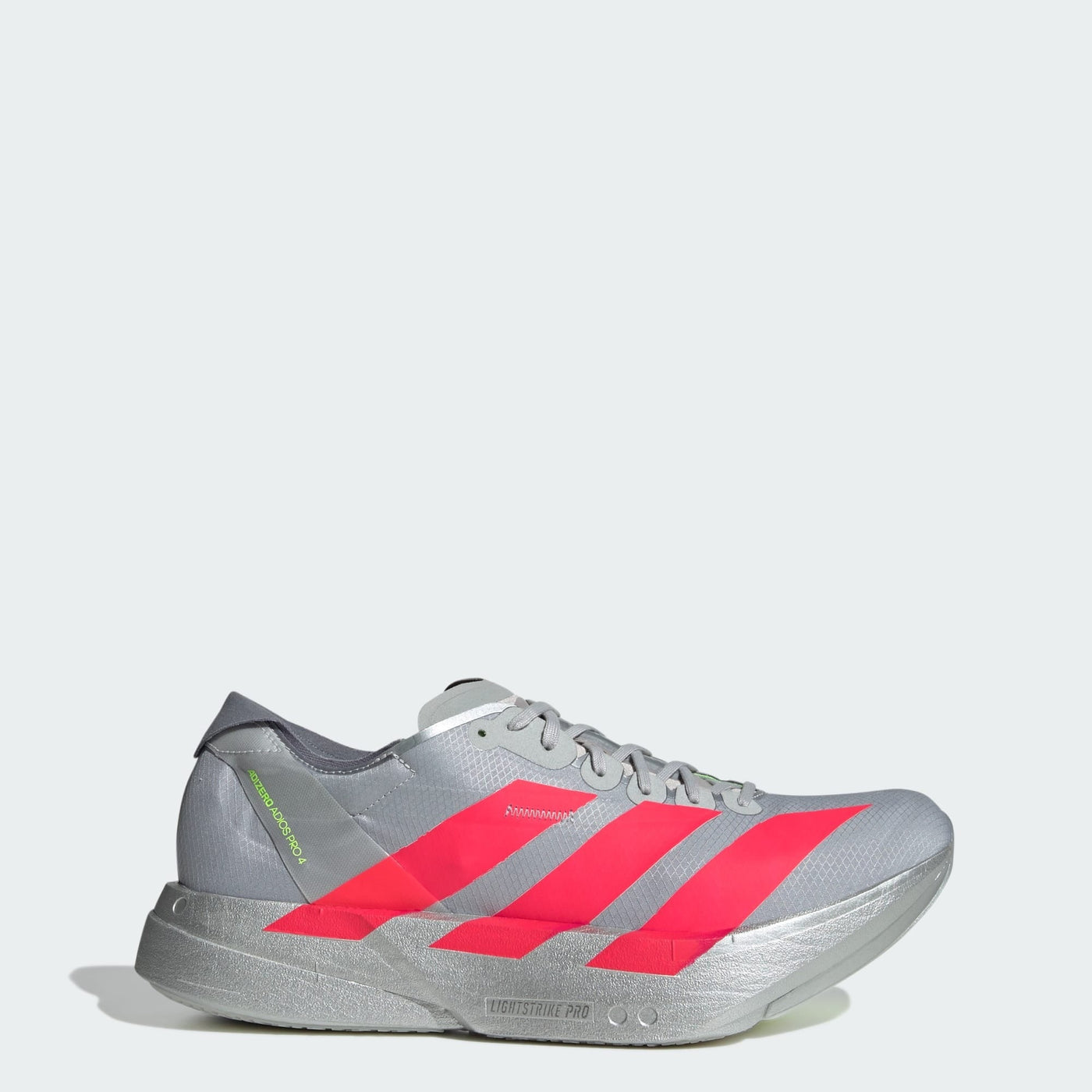 Adidas Adizero Adios Pro 4 Grey Two Lucid Red