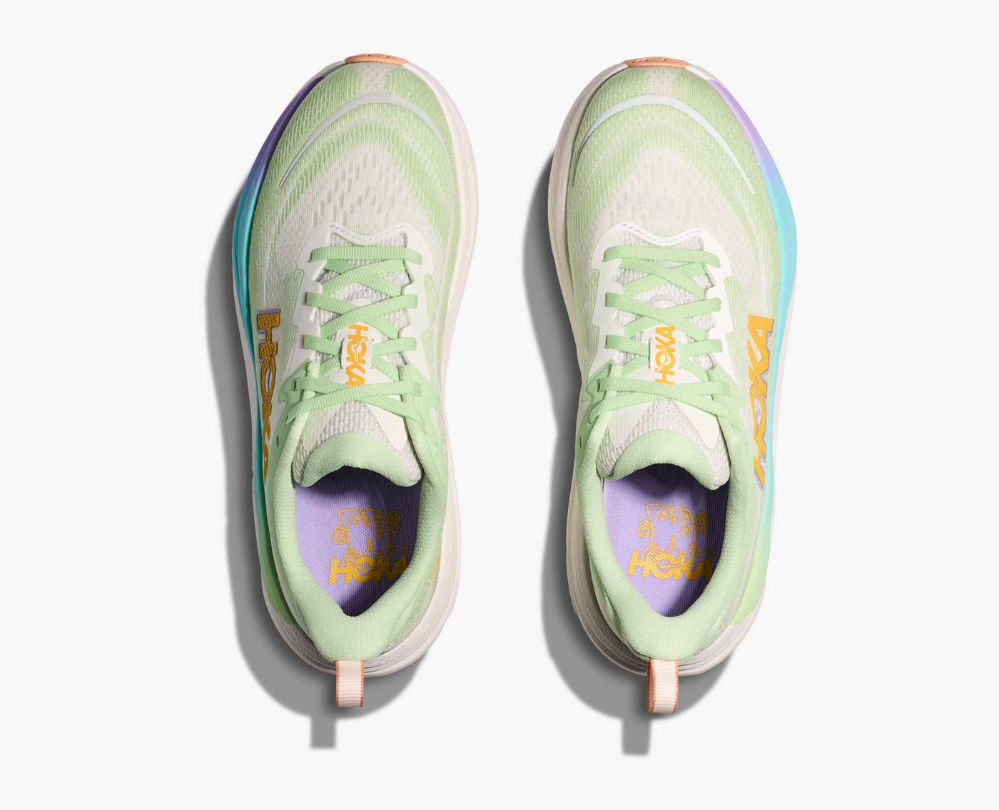 Hoka Skyflow - Luna moth/White