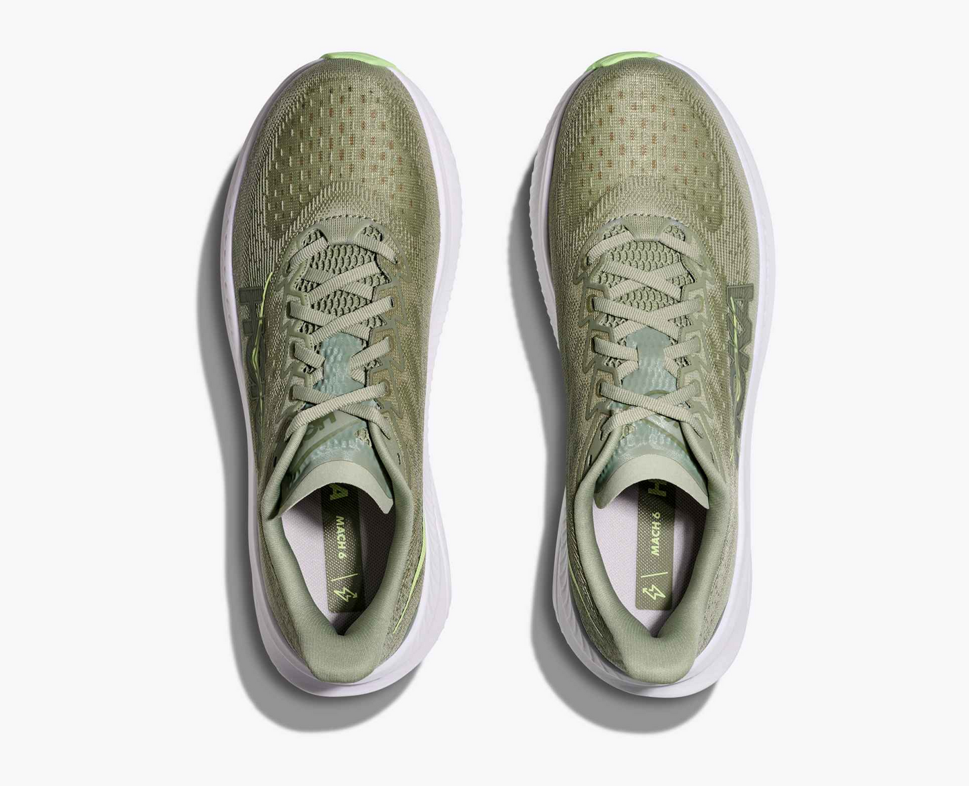 Hoka Mach 6 - Forest lichen/Tart apple