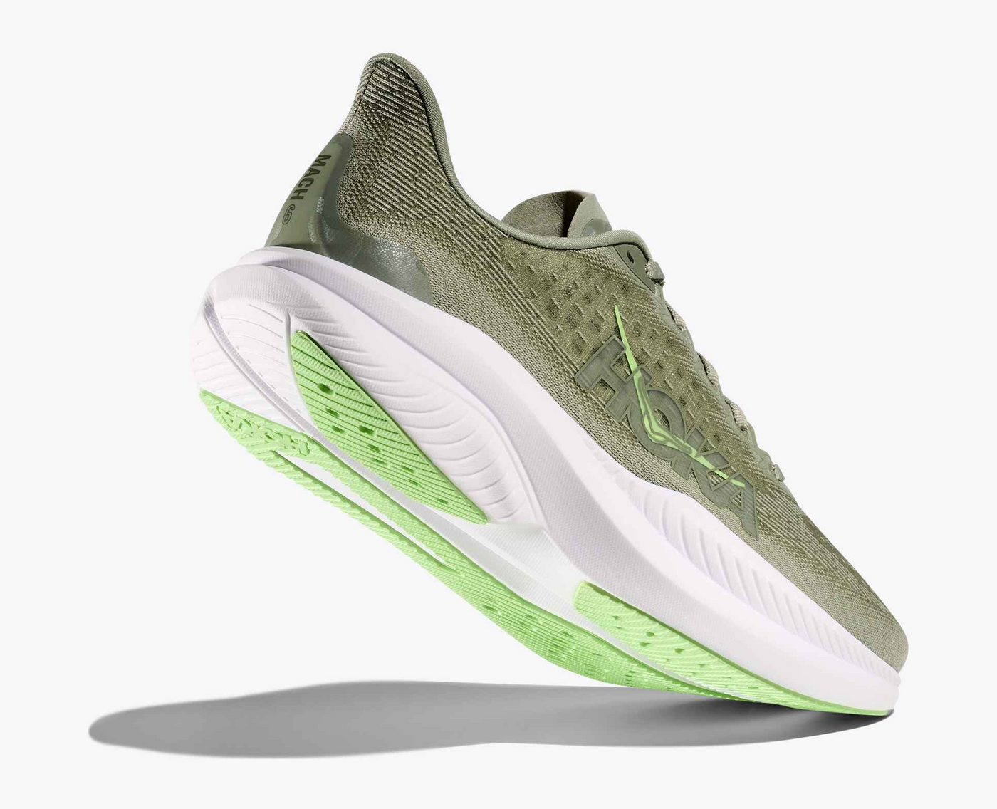 Hoka Mach 6 - Forest lichen/Tart apple