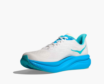 Hoka Mach 6 - White/Skyward blue
