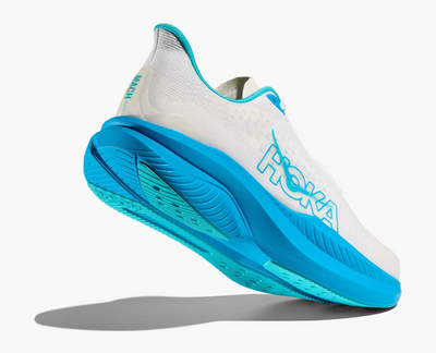 Hoka Mach 6 - White/Skyward blue