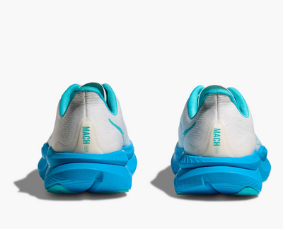 Hoka Mach 6 - White/Skyward blue