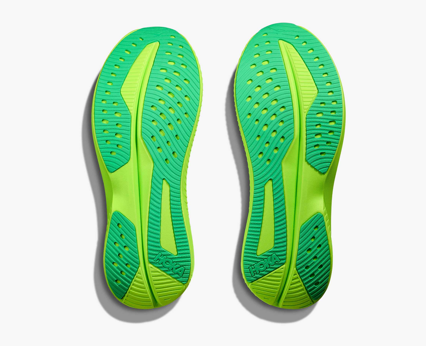 Hoka Mach 6 - White/Neon lime