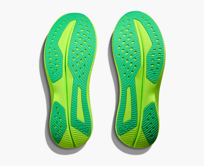 Hoka Mach 6 - White/Neon lime