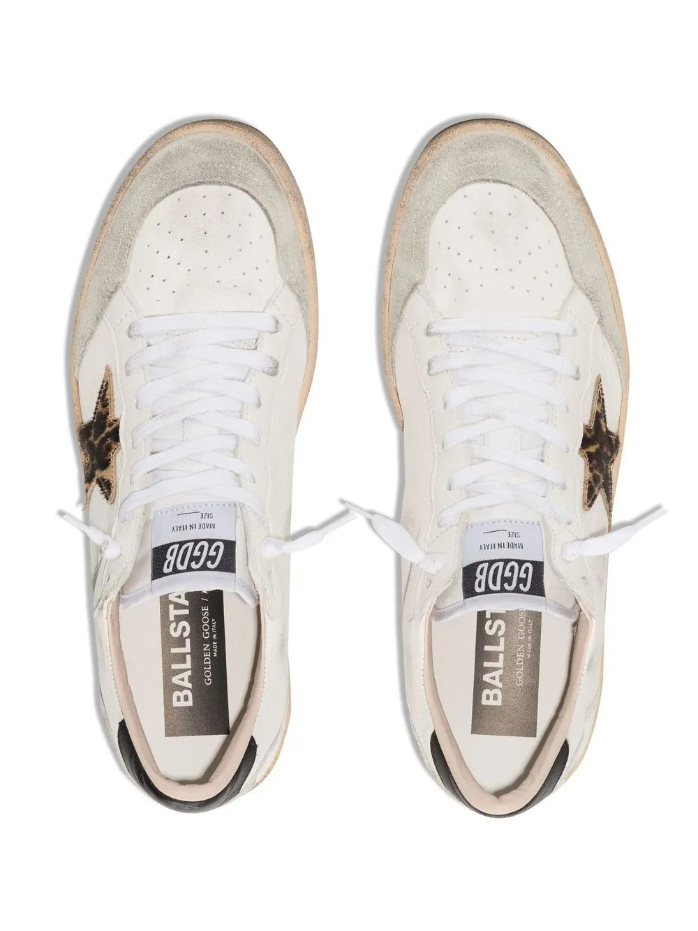 Golden Goose Ball Star White Leather