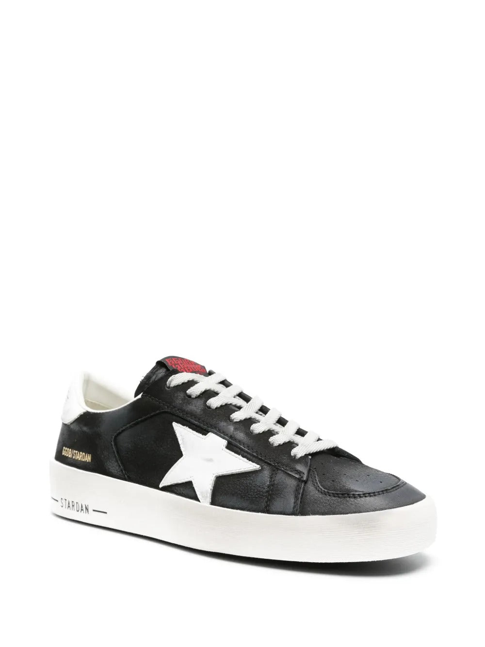 Golden Goose Stardan Sneakers with Glitter and Distressed Effect