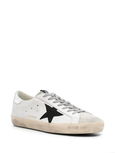 Golden Goose Super-Star Sneakers – White & Black Leather
