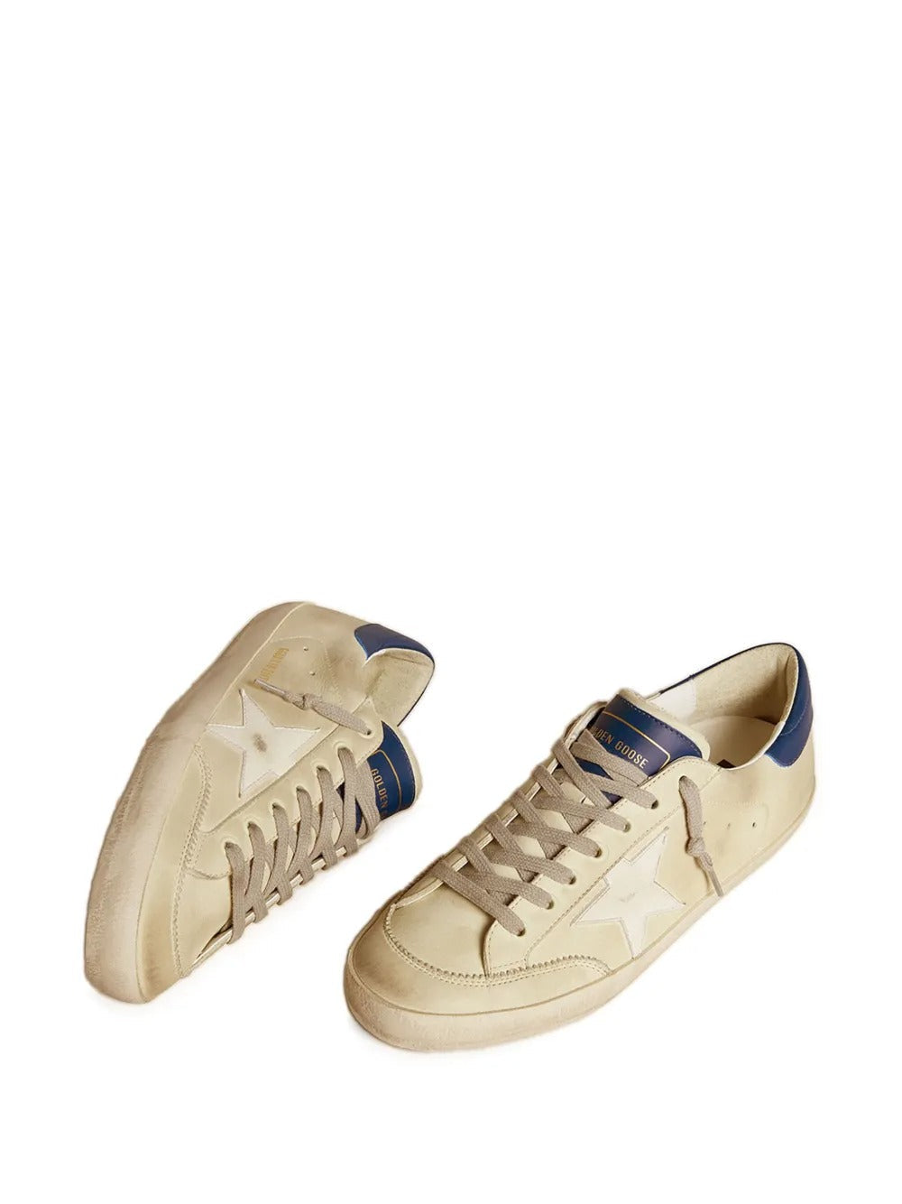 Golden Goose Sneakers – Beige/Blue