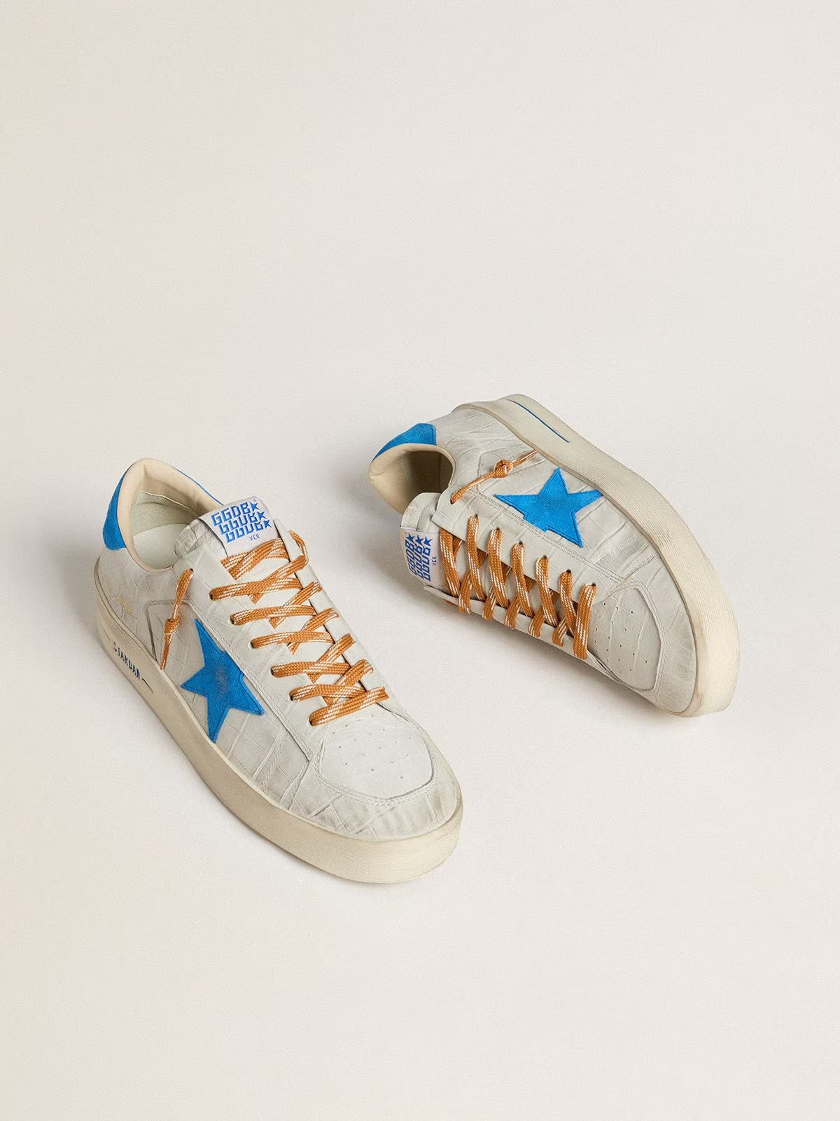 Golden Goose Stardan White Blue