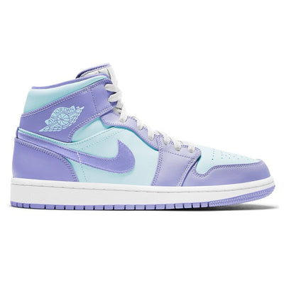 Jordan 1 Mid Purple Aqua