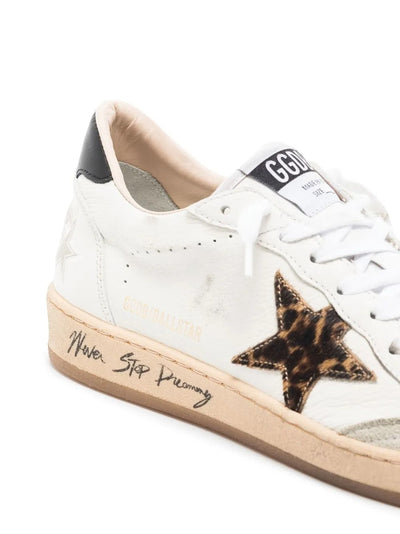 Golden Goose Ball Star White Leather