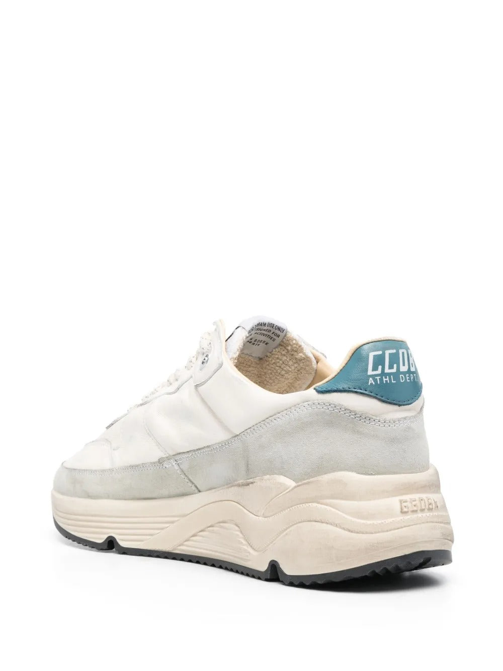 Golden Goose Running Sole – White & Teal