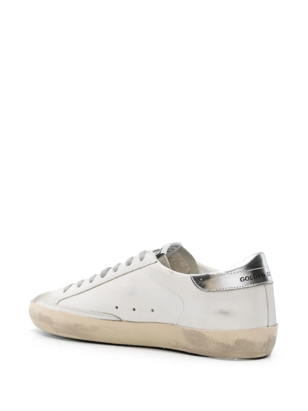 Golden Goose Super-Star Sneakers – White & Black Leather