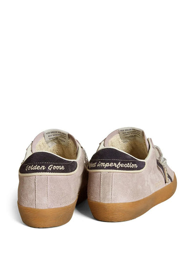 Golden Goose Super-Star Beige Suede Black Star Gum Sole