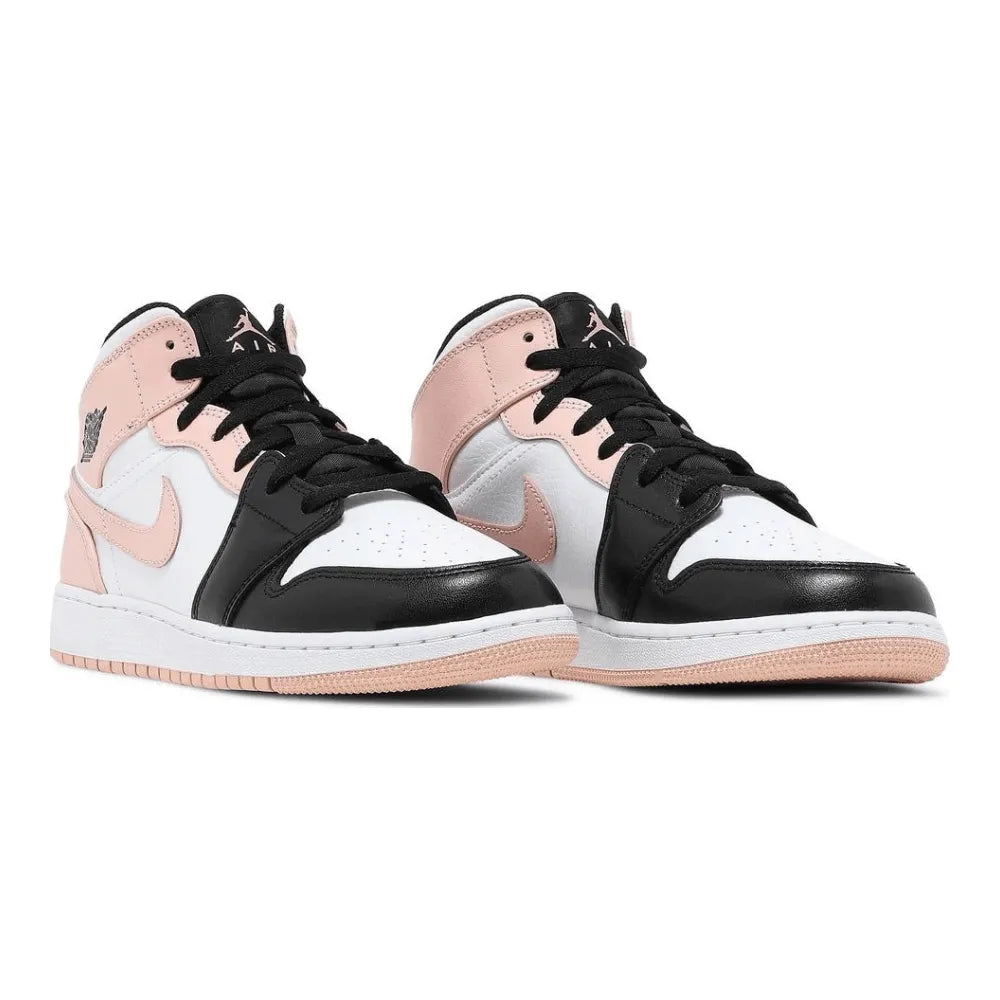Jordan 1 Mid Arctic Orange Black Toe