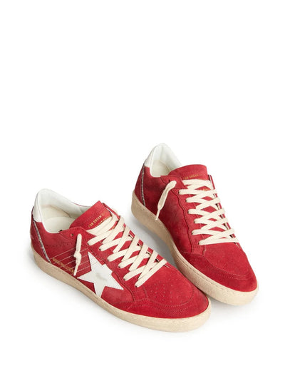 Golden Goose Ball Star Red Suede