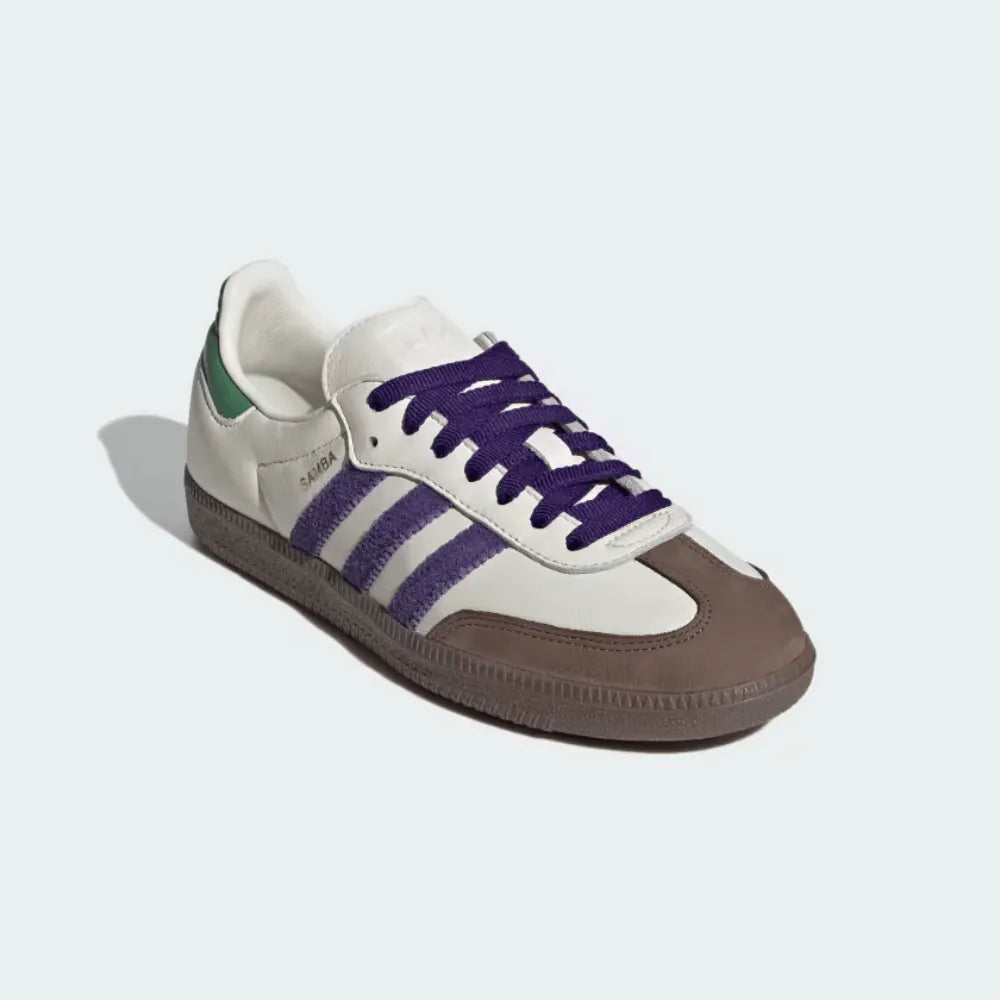 Adidas Samba OG - White/Purple/Green