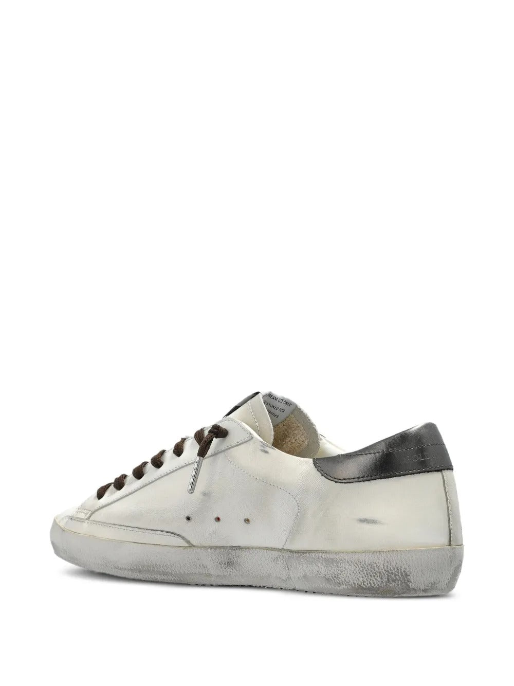 Golden Goose Super-Star Sneakers – White & Contrast Heel
