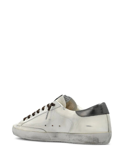 Golden Goose Super-Star Sneakers – White & Contrast Heel